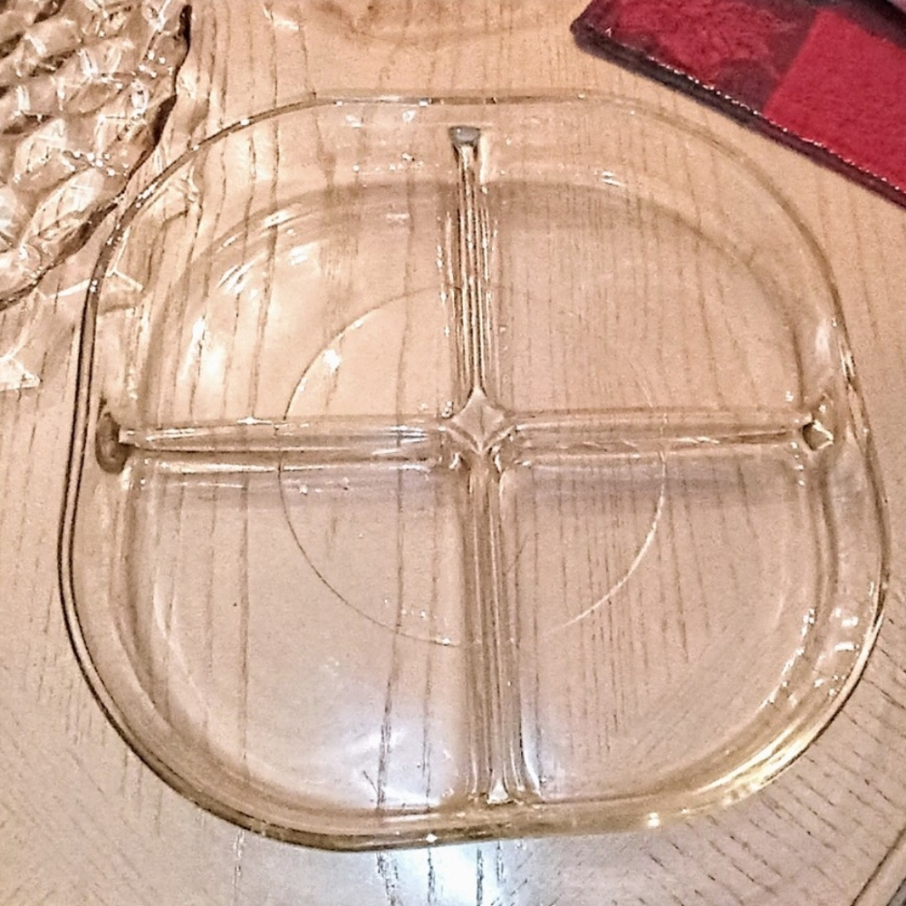 Vintage Fidenza Vetraria Cabaret Serving Dish